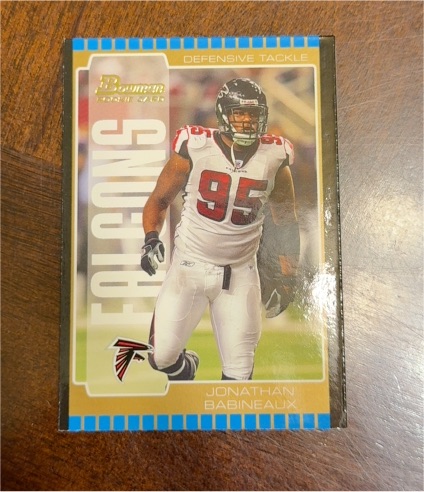 2005 Bowman #245 Jonathan Babineaux — front