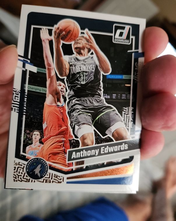 2023-24 Donruss #137 Anthony Edwards — front