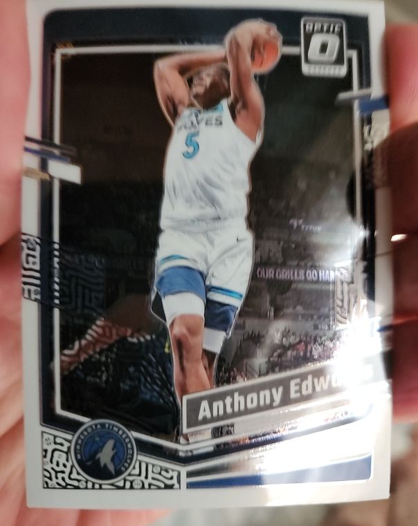 2023-24 Donruss Optic #59 Anthony Edwards — front