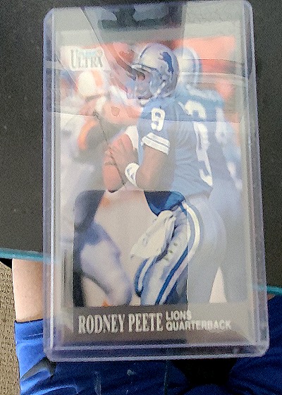 1992 Ultra #189 Rodney Peete — front
