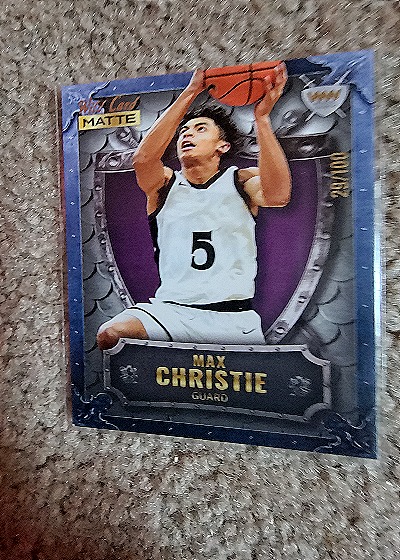 2022 Wild Card Matte #WW-34 Max Christie Weekend Warrior — front