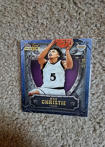 2022 Wild Card Matte Weekend Warrior #WW-34 Max Christie — front