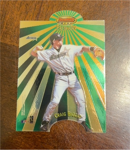 1998 Bowman's Best Mirror Image Fusion #MI13 Craig Biggio — front