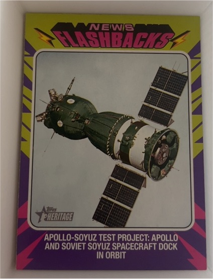 2024 Topps Heritage News Flashbacks #NF-10 Apollo-Soyuz Test Project — front