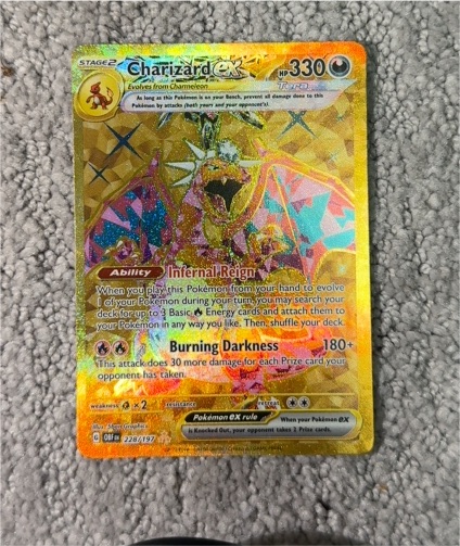 2023 Pokémon ex 228/197 Charizard ex Obsidian Flames — front