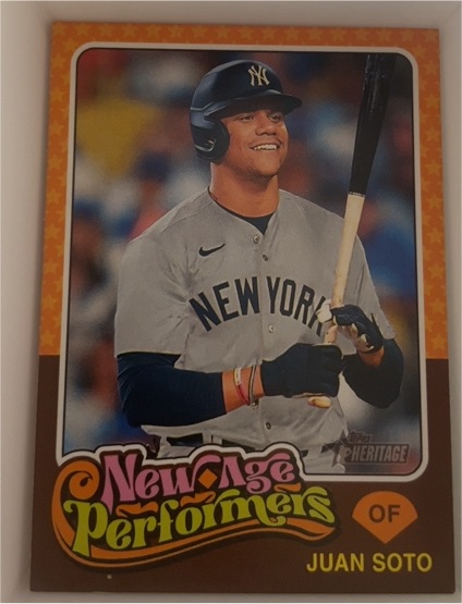 2024 Topps Heritage New Age Performers #NAP-21 Juan Soto — front