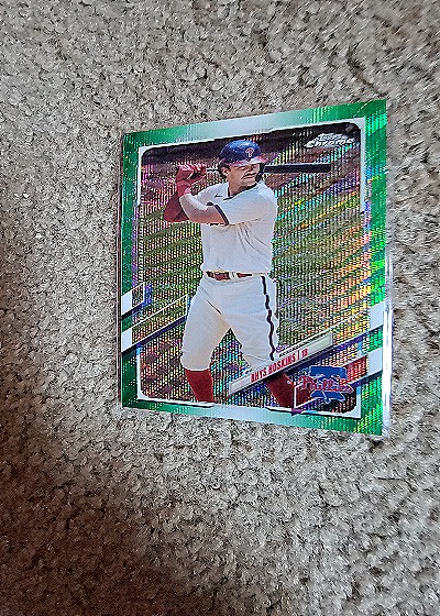 2021 Topps Chrome #182 Rhys Hoskins — front