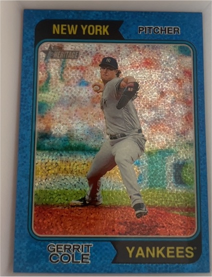 2023 Topps Heritage #324 Gerrit Cole — front