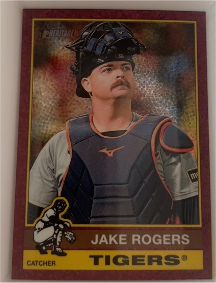 2025 Topps Heritage #151 Jake Rogers — front