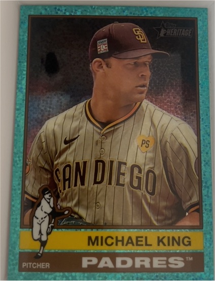 2025 Topps Heritage #105 Michael King — front