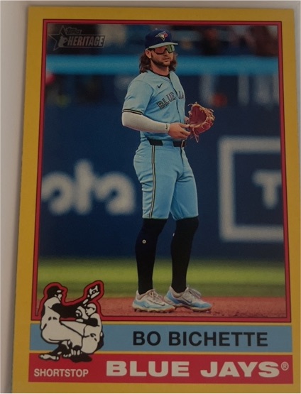 2025 Topps Heritage #443 Bo Bichette — front