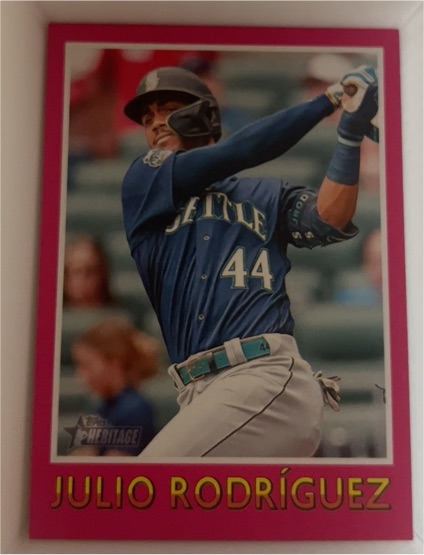 2024 Topps Heritage 1975 Baseball Sensations #75BS-19 Julio Rodríguez — front