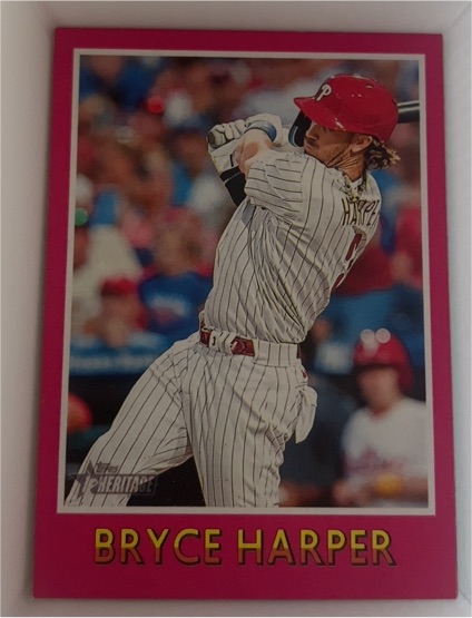 2024 Topps Heritage 1975 Baseball Sensations #75BS-18 Bryce Harper — front