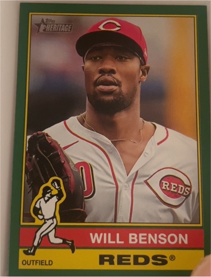 2025 Topps Heritage #336 Will Benson — front