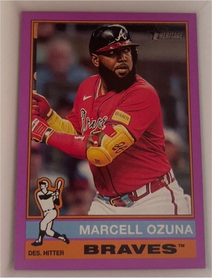 2025 Topps Heritage #152 Marcell Ozuna — front