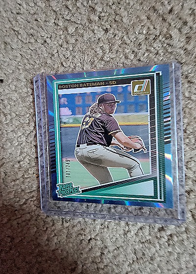 2025 Donruss #118 Boston Bateman — front