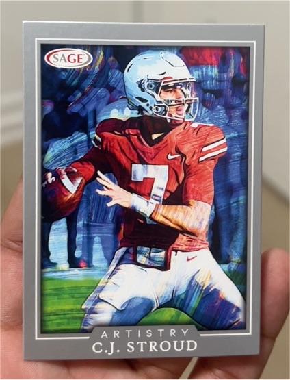 2022 SAGE Artistry #36 C.J. Stroud — front