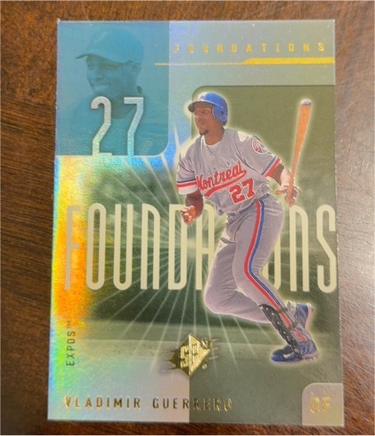2001 Upper Deck SPx Foundations #F12 Vladimir Guerrero — front