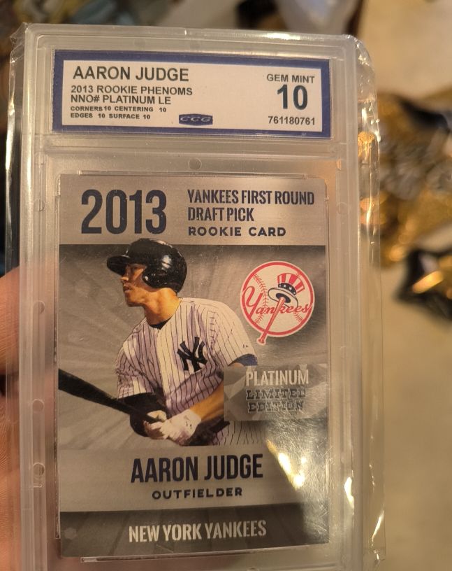 2013 Rookie Phenoms NNO# Platinum LE Aaron Judge — front