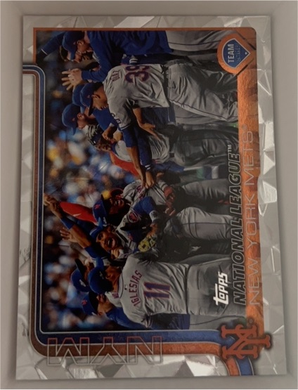 2025 Topps #553 New York Mets — front