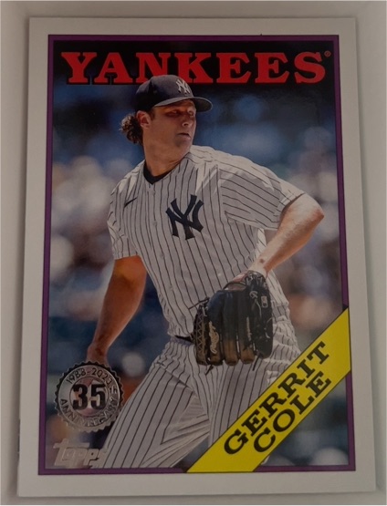 2023 Topps #T88-79 Gerrit Cole 1988 Topps Baseball 35th Anniversary — front