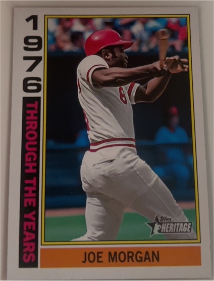 2025 Topps Heritage Through The Years #TTY-1 Joe Morgan — front