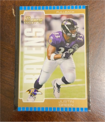 2005 Bowman #223 Justin Green — front