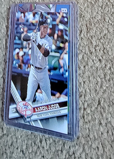 2017 Topps Update #US99 Aaron Judge Rookie Debut — front