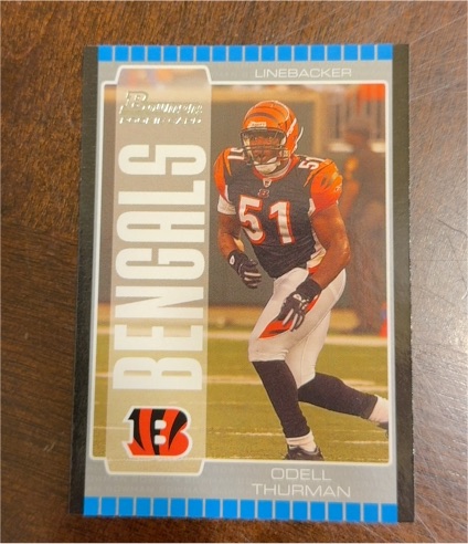 2005 Bowman #242 Odell Thurman — front