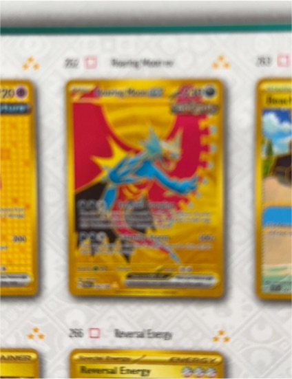 2023 Pokémon Scarlet & Violet Paradox Rift #262 Roaring Moon ex — front