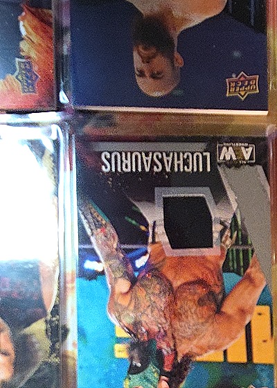 2021 Upper Deck AEW Relics #44 Luchasaurus — front
