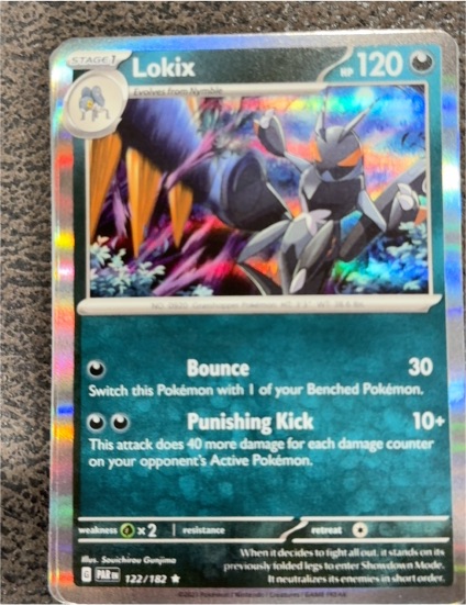 2023 Scarlet & Violet Paradox Rift #122 Lokix — front