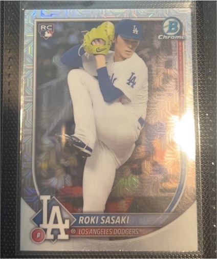 2025 Bowman Chrome #12 Roki Sasaki — front
