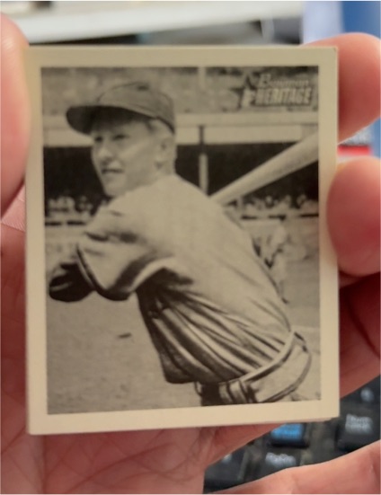 2001 Bowman Heritage 1948 Reprints #11 Al Red Schoendienst — front