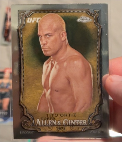 2025 Topps Chrome UFC Allen & Ginter #AAG-25 Tito Ortiz — front