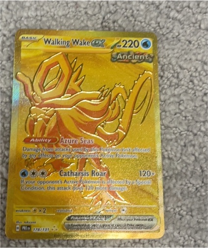 2025 Pokémon Prismatic Evolutions #178 Walking Wake EX — front