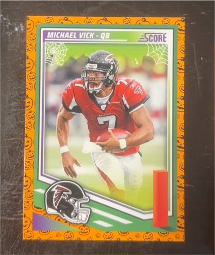 2025 Panini Score-A-Treat #18 Michael Vick — front