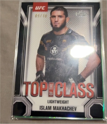 2025 Topps Chrome UFC #TTC-19 Islam Makhachev Top of the Class — front