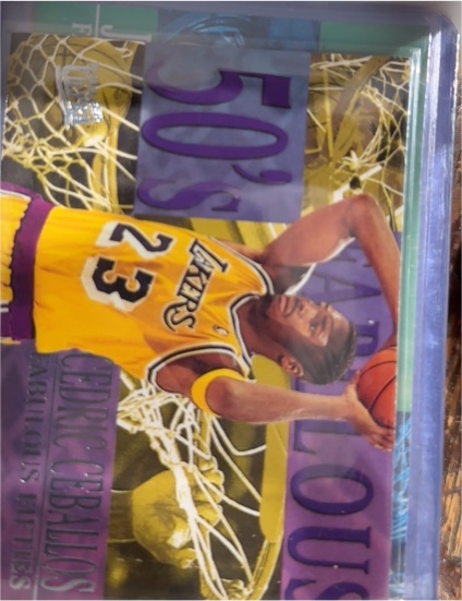 1995-96 Fleer Ultra Fabulous Fifties #3 Cedric Ceballos — front