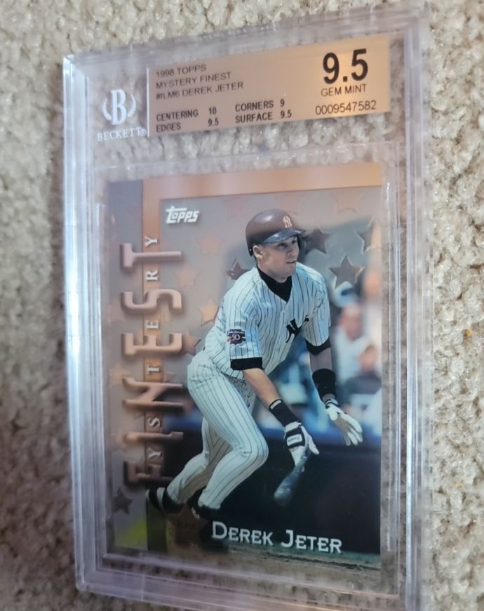 1998 Topps Mystery Finest #ILM6 Derek Jeter — front