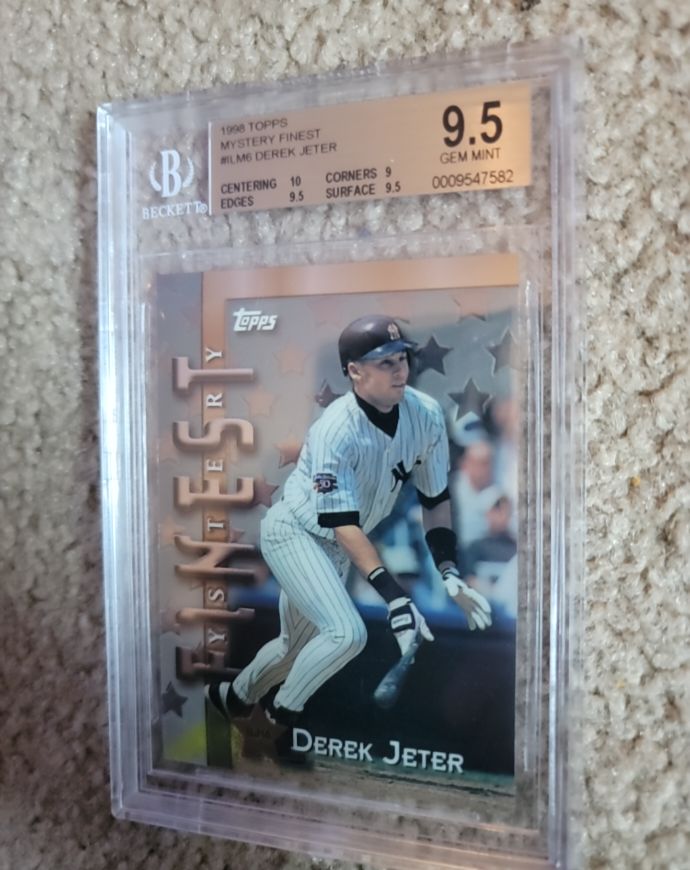 1998 Topps Mystery Finest #ILM6 Derek Jeter — front