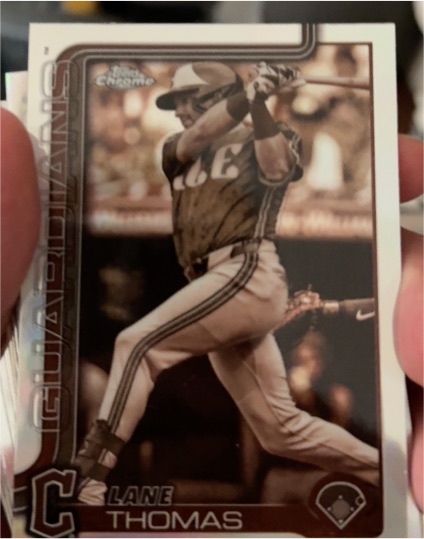 2025 Topps Chrome #3 Lane Thomas — front