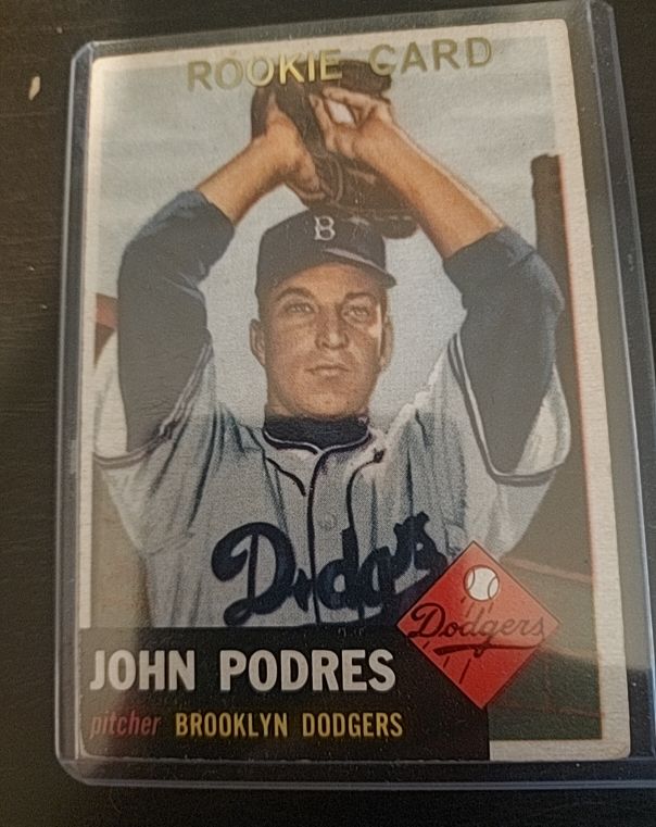 1953 Topps #263 John Podres — front