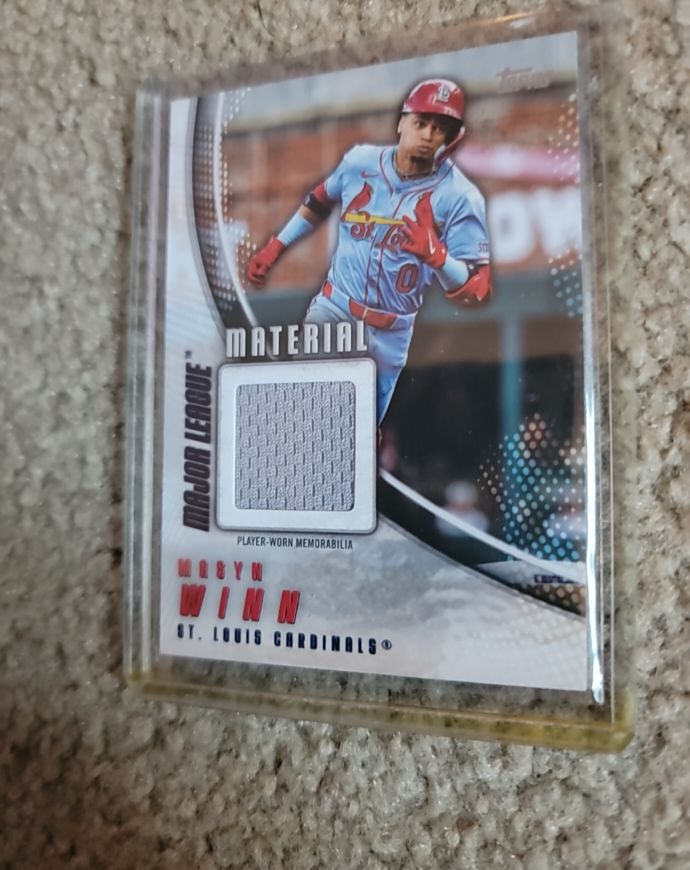 2025 Topps Series 1 Major League Material #MLM-MW Masyn Winn — front