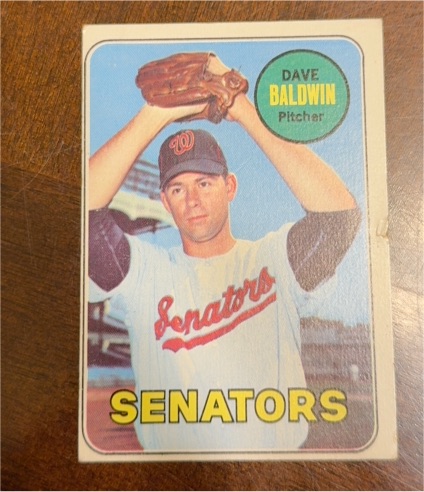 1969 Topps #132 Dave Baldwin — front