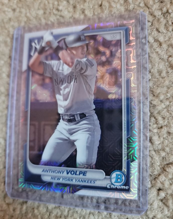 2024 Bowman Chrome #76 Anthony Volpe — front