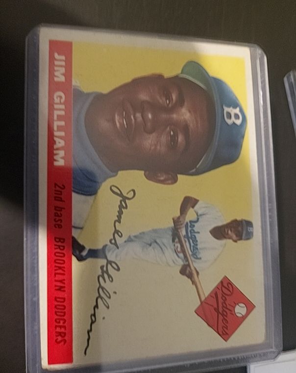 1955 Topps #5 Jim Gilliam — front