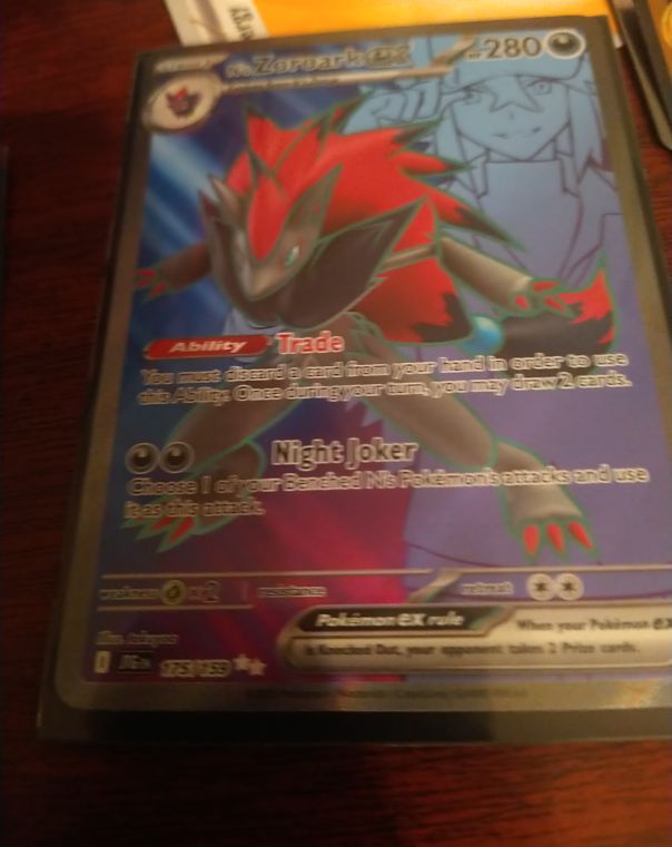 N's Zoroark ex 175/159 Sv09: Journey Together — front