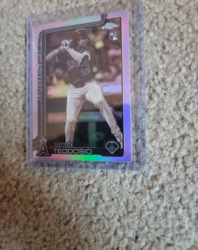 2025 Topps Chrome #198 Bryce Teodosio — front