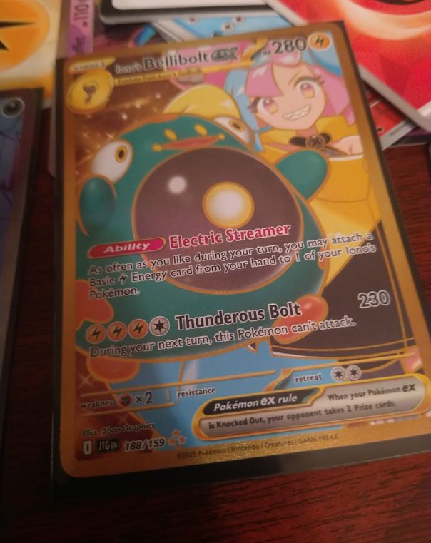 2023 Pokémon SV09: Journey Together #188 Iono's Bellibolt EX — front
